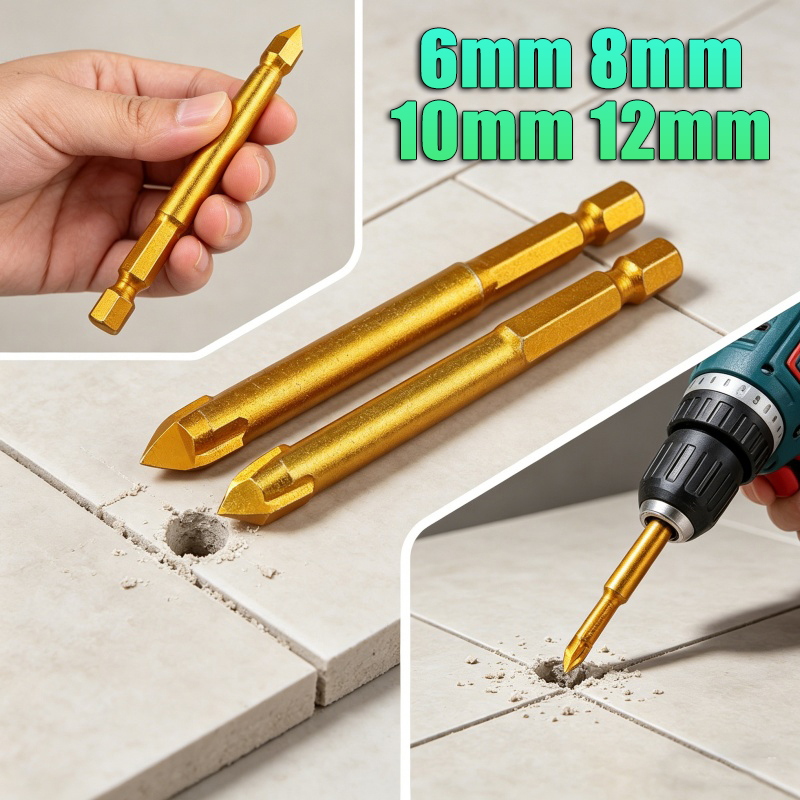 Wiertło trójkątne 6-12mm tytan – Workshop Tools Center recenzja i cena